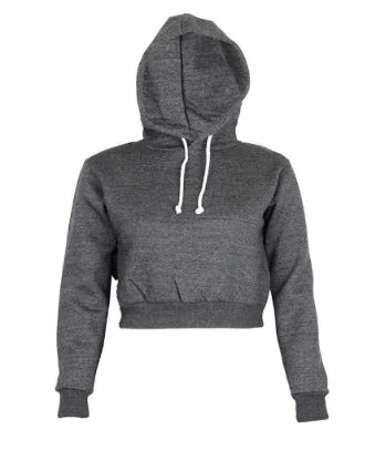 Women's Solid Crop Hoodie - Kia Day Design