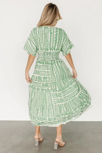 Ladies Short Sleeve Long Dresses - Kia Day Design