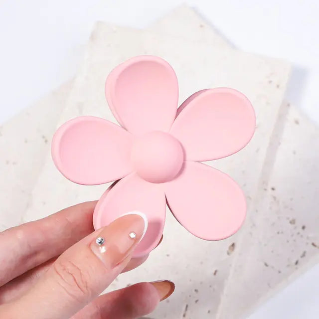 Flower Shape Hair Claw Clip