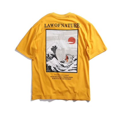 Law Of Nature Tee - Yellow -