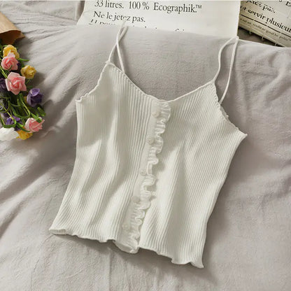 Women's Slim Fit Cotton Knitted Fashion Vest