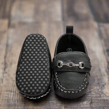 Baby Shoes Black 0-6 Months