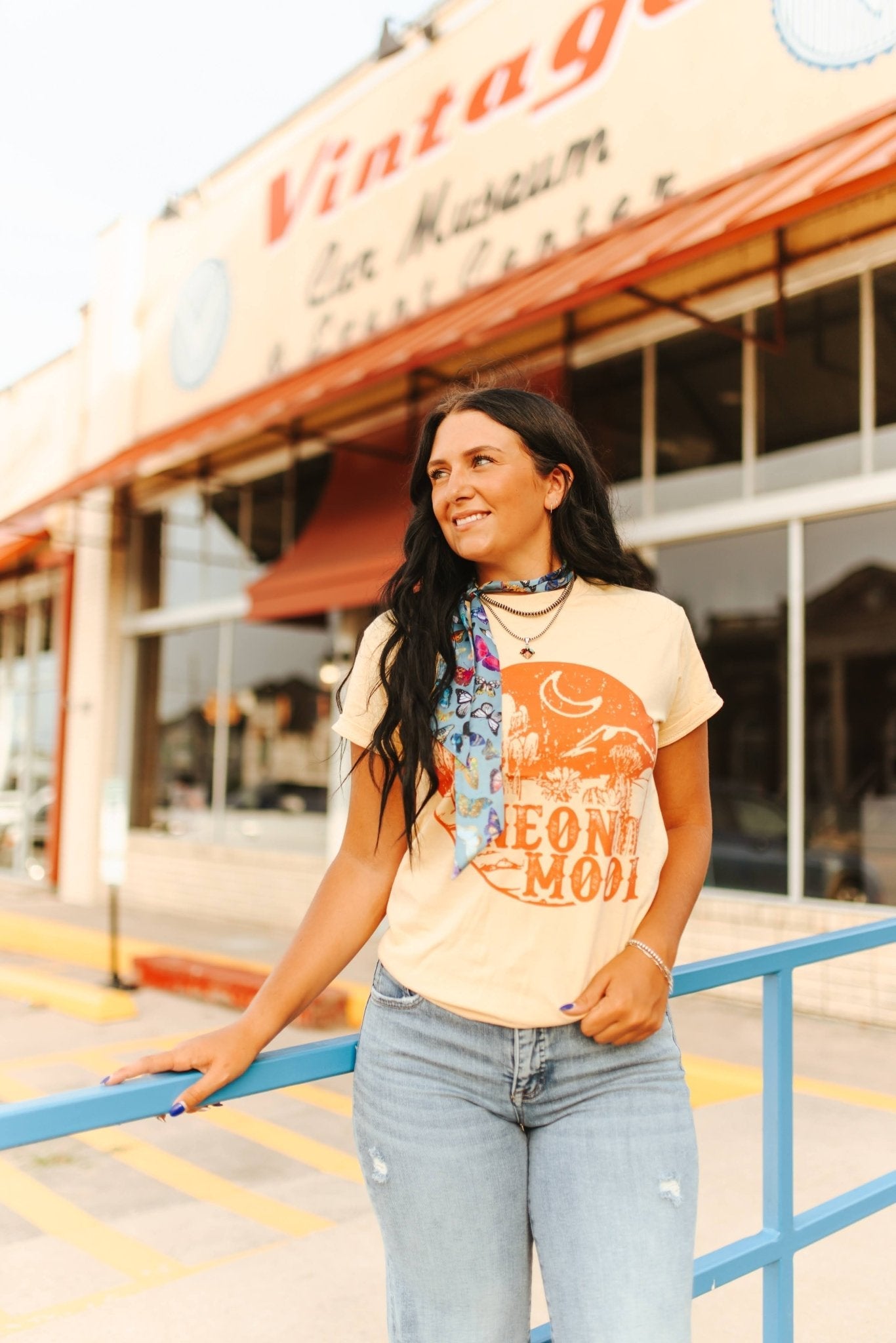 Neon Moon Western Graphic Tee- Wild Junkie- {{Product type}}