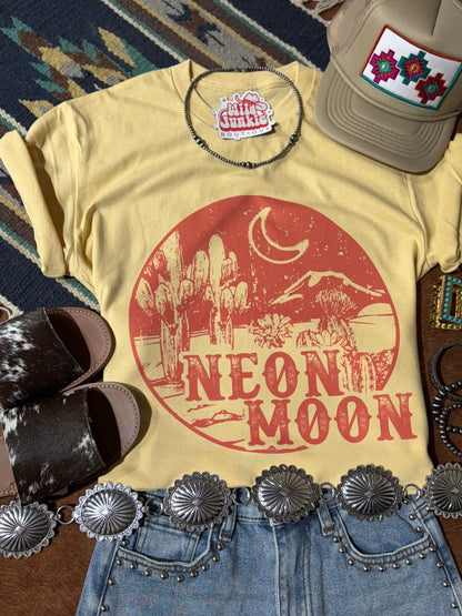 Neon Moon Western Graphic Tee- Wild Junkie- {{Product type}}