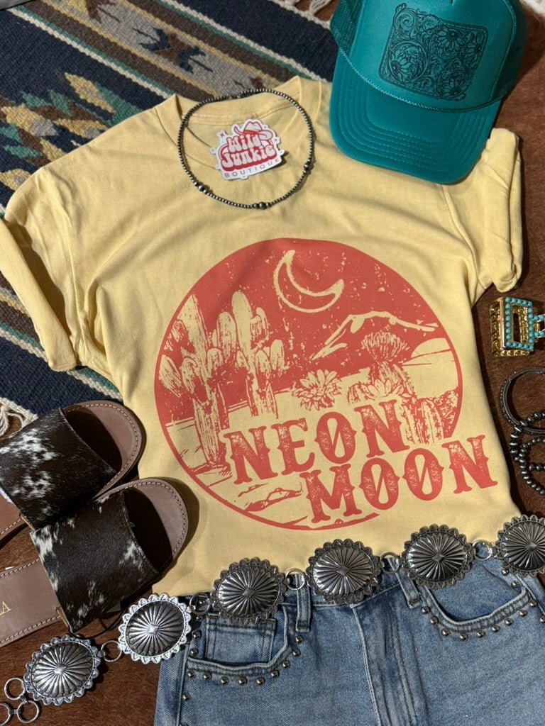 Neon Moon Western Graphic Tee- Wild Junkie- {{Product type}}