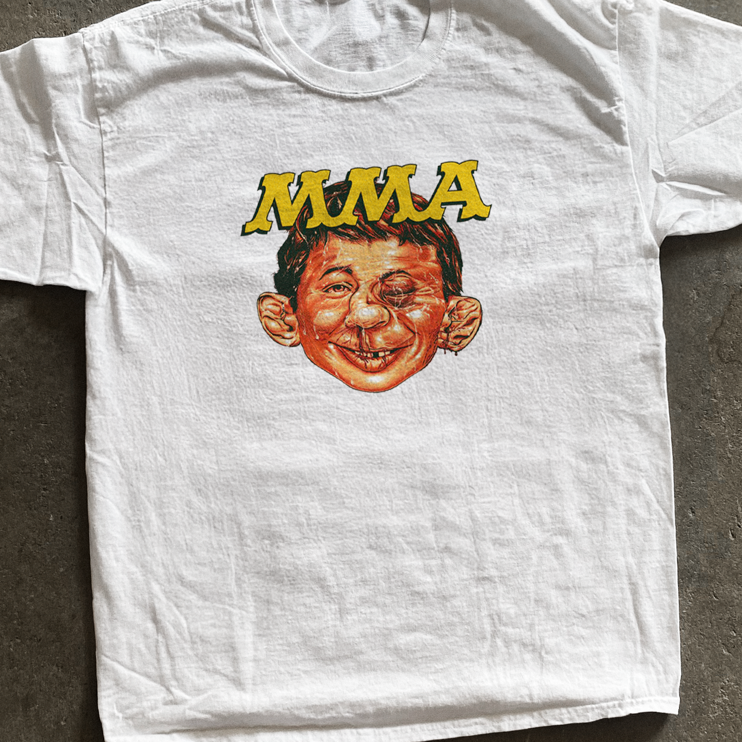 Mad 'Mma' Magazine Vintage White T-Shirt - White - T-Shirt