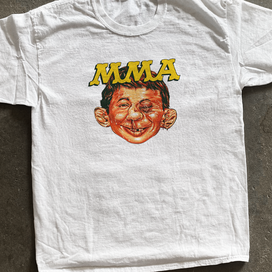 Mad 'Mma' Magazine Vintage White T-Shirt - White - T-Shirt