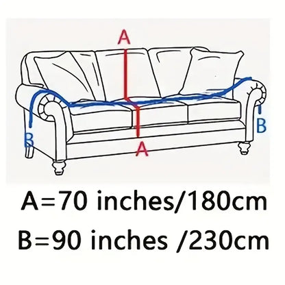 Soft Chenille Sofa Throw with Tassels and Washable Cover - - Couch cover