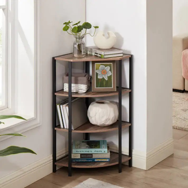 4-Tier Corner Shelf Multipurpose Stand - Kia Day Design