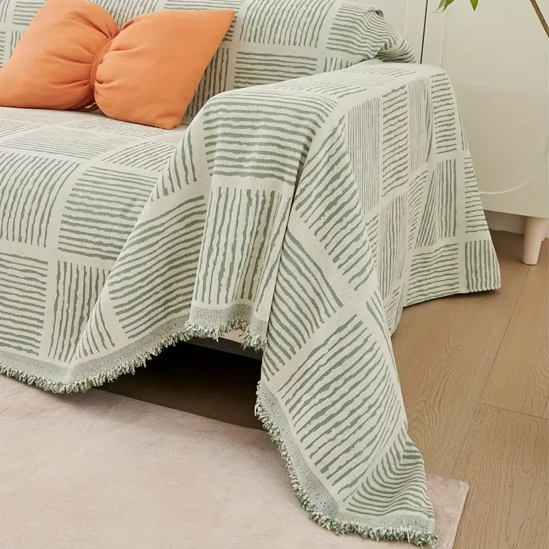 Soft Chenille Washable Cover - - Sofa blanket