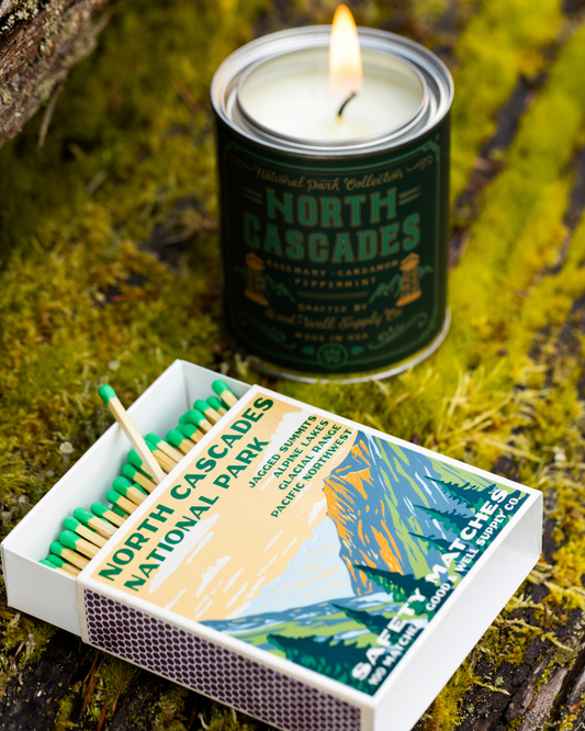 North Cascades Vintage National Park Cabin Matches - - matches