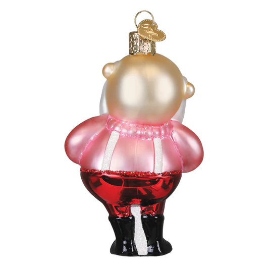 Santa In Suspenders Ornament - - Christmas >> Ornaments >> Licensed