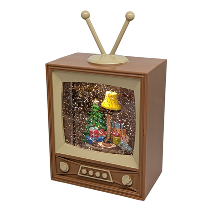 A Christmas Story LED Musical Television Waterglobe - 8.5 Inch - - Christmas >> Snowglobes