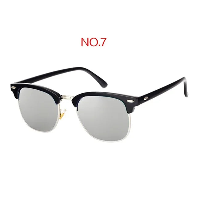 Classic Brand Designer Vintage Square Sun Glasses