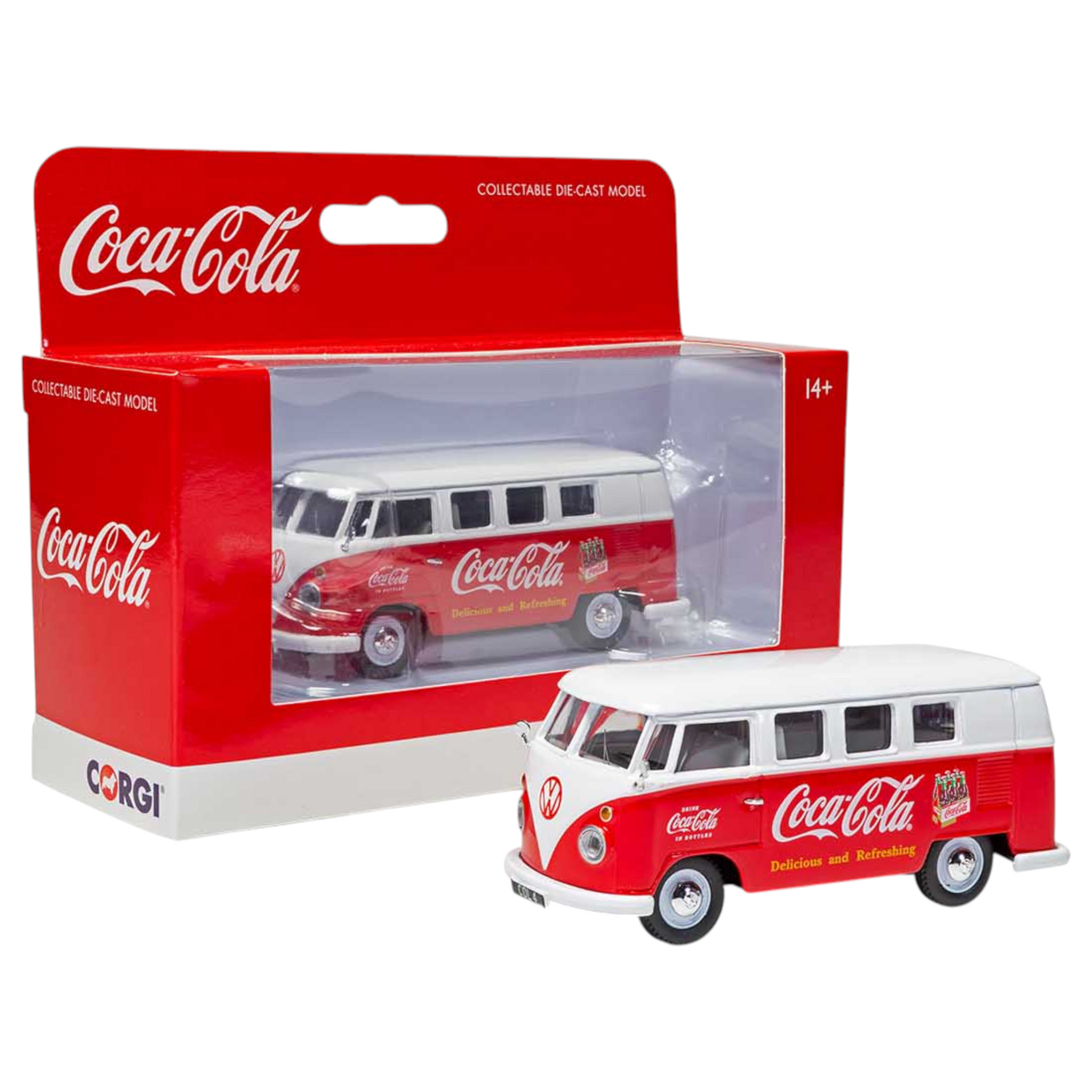 Corgi 1:43 Volkswagen Van Coca-Cola Limited Edition Diecast Model - - Christmas >> Villages >> Accessories