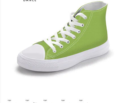 High Top Canvas Sneakers - Kia Day Design