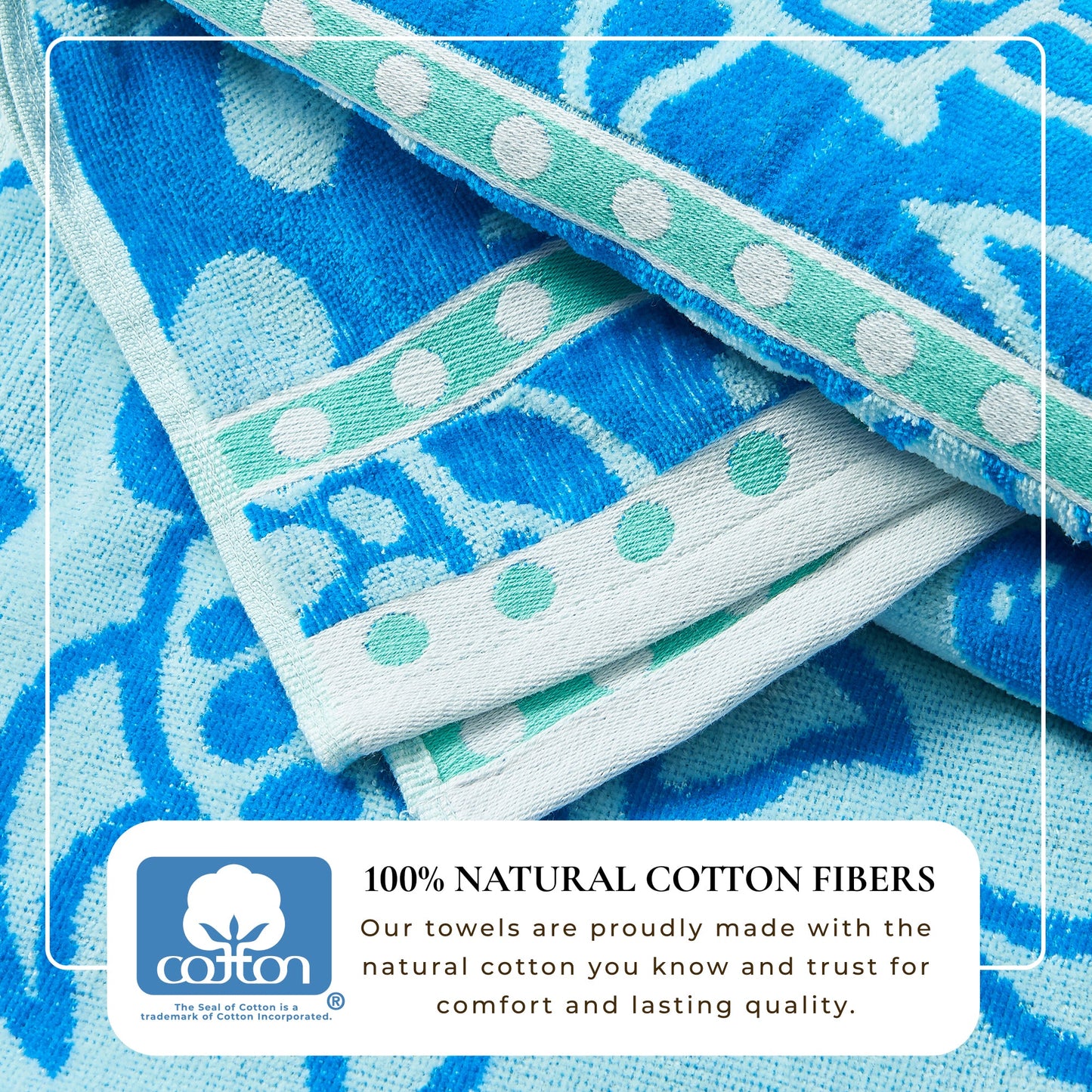Cotton Velour Beach Towel - Maui Collection - - Beach Towels