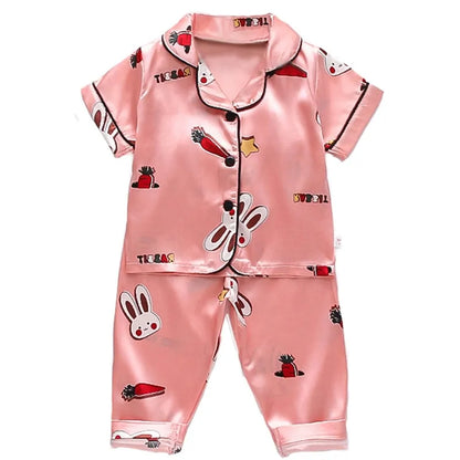 Childrens Pajamas Set Baby Suit Multicolored Extra Large 4T 23