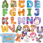 Kids Wooden Animal Magnetic Letters for Fridge - 26 - magnets
