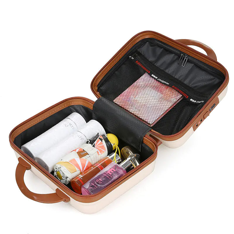 Luxury Cartoon Bear Travel Suitcase for Kids (14-Inch) - Kia Day Design