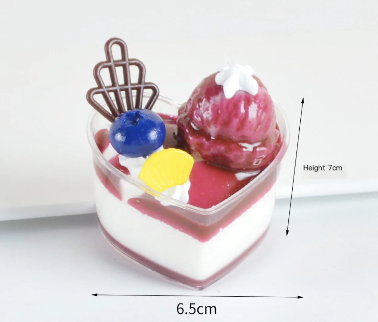 Miniature Faux Cupcake and Dessert Fridge Magnets - - magnets