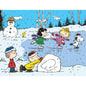 RoseArt - Peanuts - Ice Skating at The Pond - 100 Piece Jigsaw Puzzle - Ice Skating at The Pond - puzzle