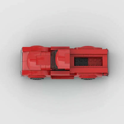 Old Classic F1 Racing Car Building Brick Block Toys Kia Day Design