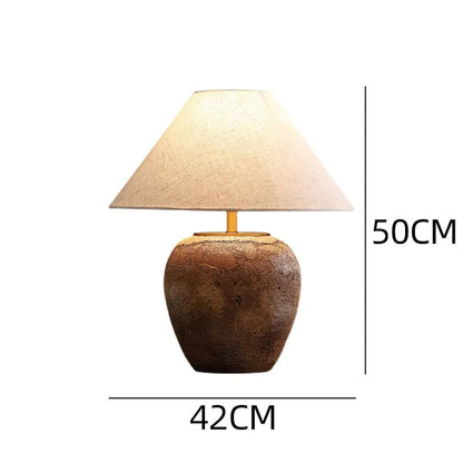 Zhongshan Ceramic Table Lamp - Vintage Japanese Style Kia Day Design