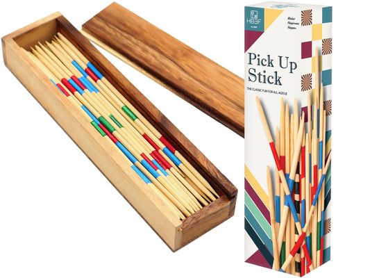 BSIRI Mikado Wooden Pick Up Sticks Classic Kids Game - n a - game
