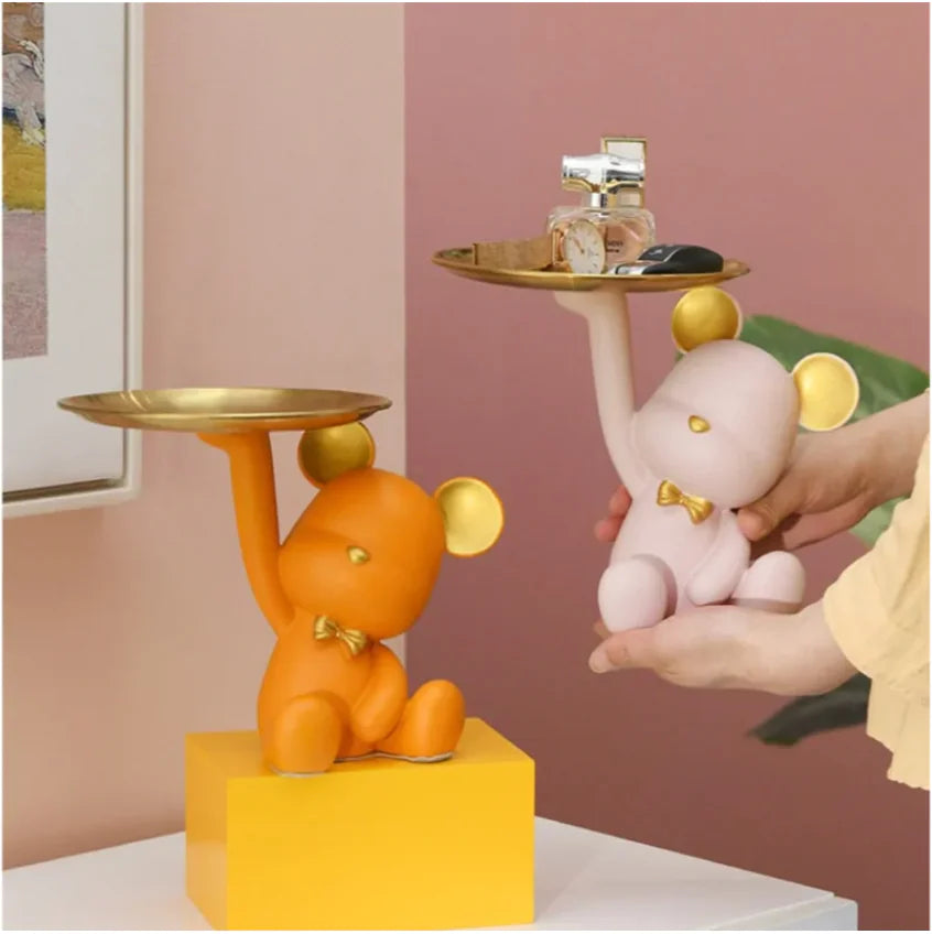 Cute Teddy Table Tray