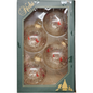 Krebs Value Glass Ornament 4 pack - Cardinals on Snowy Braches - Default Title - Christmas >> Ornaments >> Glass