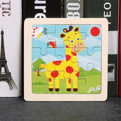 Kids Wooden 3D Puzzle - Kia Day Design