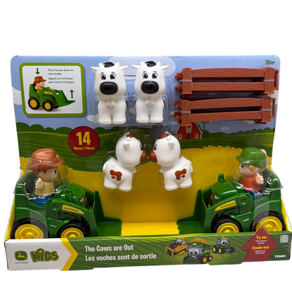 John Deere The Cows Are Out Playset - Default Title - Toy Shoppe >> Dolls & Figurines