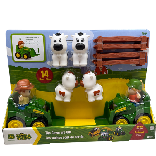 John Deere The Cows Are Out Playset - Default Title - Toy Shoppe >> Dolls & Figurines