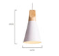Wooden Funnel Pendant Lights - Kia Day Design