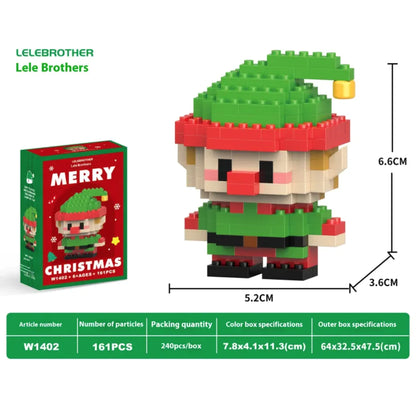Christmas Snowman Assembly Blocks - - building toy
