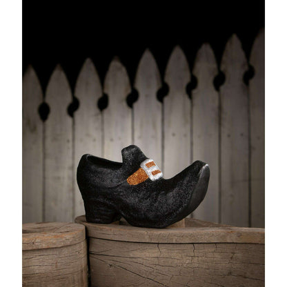 Old Witch's Shoe Paper Mache - - Halloween Decor