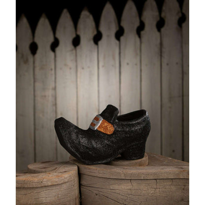Old Witch's Shoe Paper Mache - - Halloween Decor