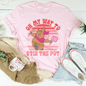 On My Way To Stir The Pot Tee - Pink -