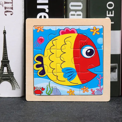 Kids Wooden 3D Puzzle - Kia Day Design