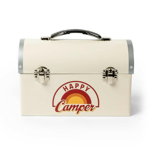 Target Bullseye Playground HAPPY Camper Lunch Box Beige - - Lunchboxes & Bags