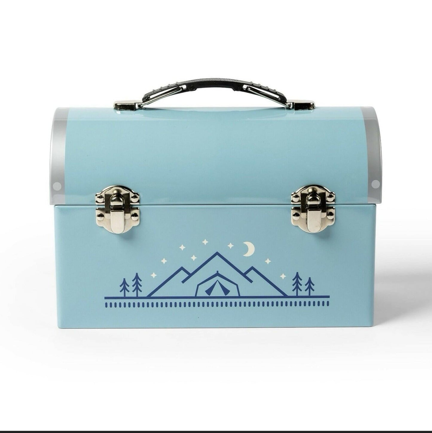 Target Bullseye Playground Tween Summer Camp Lunch Box Blue Medium - - Lunch Containers