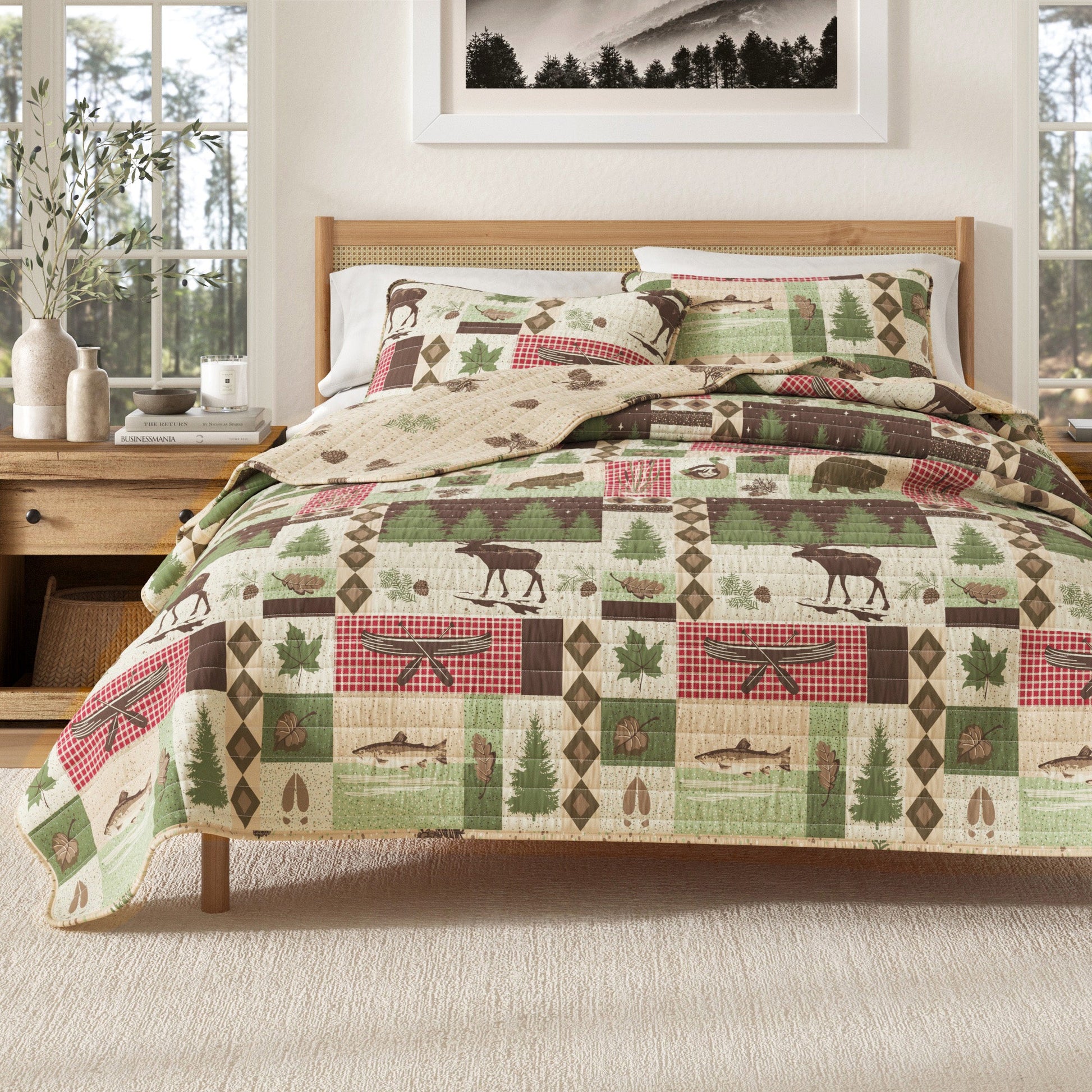 Wilder Collection Lodge Quilt Set - Lodge Patchwork - Quilts