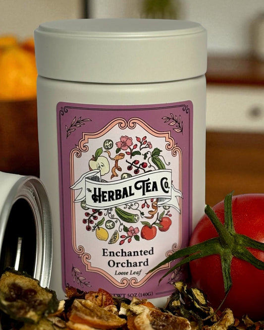 Enchanted Orchard Herbal Tea - Tin - 45 servings - Tea