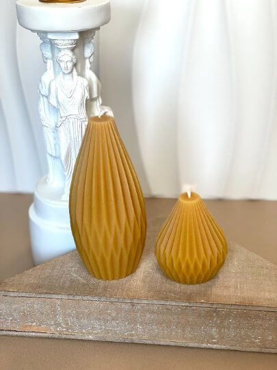 Origami Lantern Handmade Candle - - candles