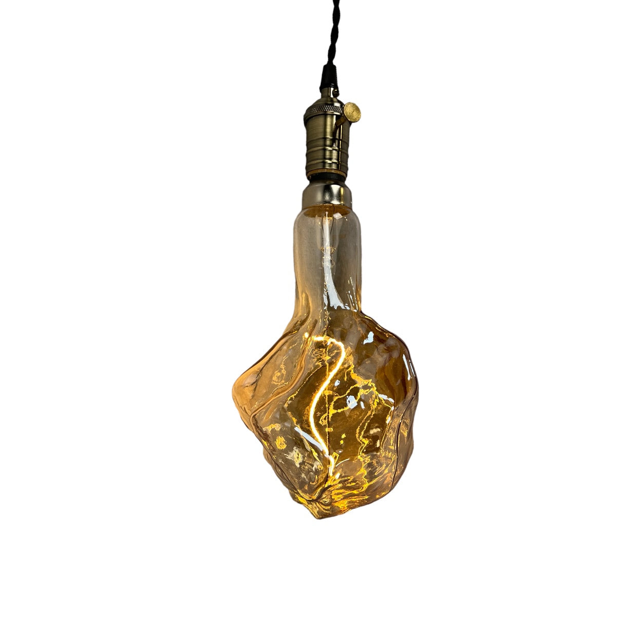 7-foot Braided Adapter with Light Socket - -