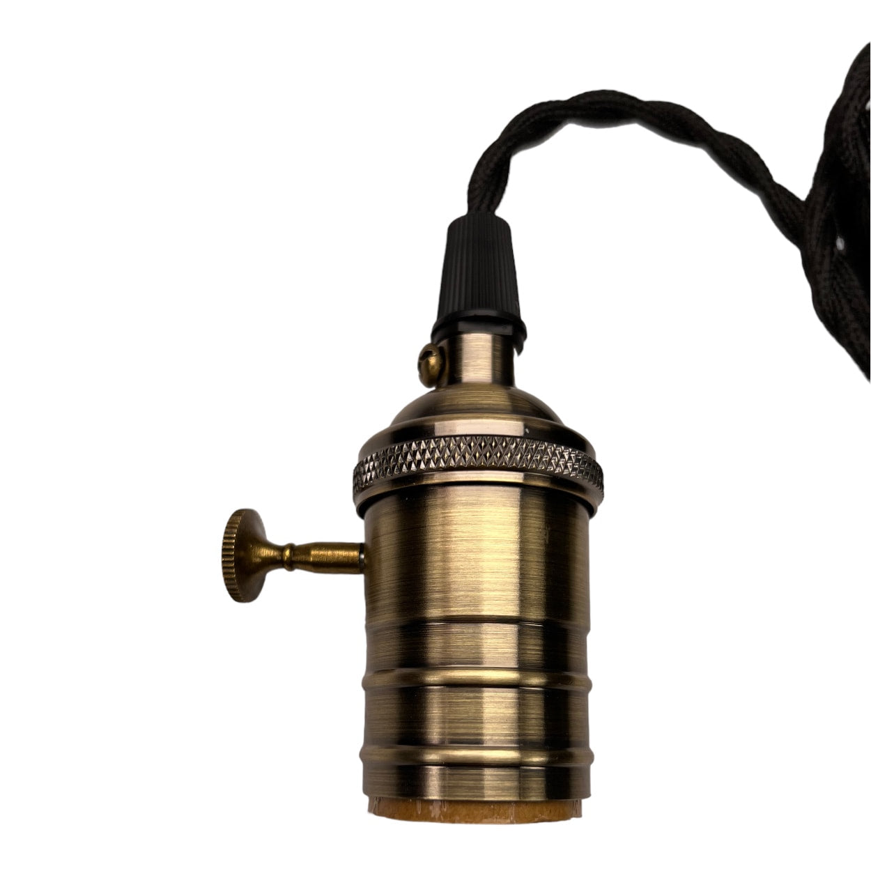 7-foot Braided Adapter with Light Socket - -