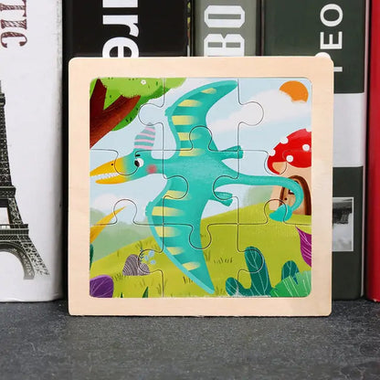 Kids Wooden 3D Puzzle - Kia Day Design