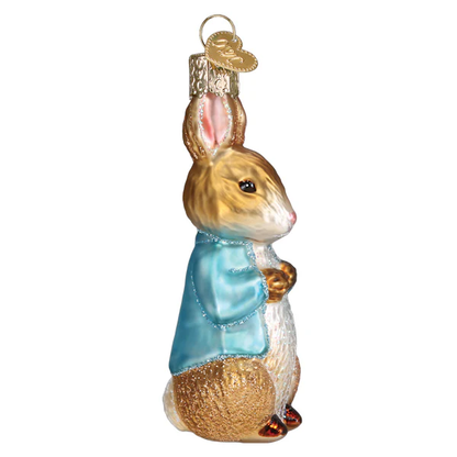 Peter Rabbit Ornament - - Christmas >> Ornaments >> Glass