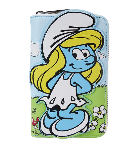 Loungefly The Smurfs Smurfette Zip Around Wallet - - wallet